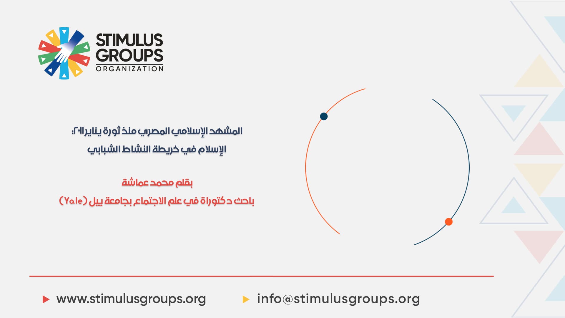 المشهد الإسلامي المصري منذ ثورة يناير ٢٠١١: الإسلام في خريطة النشاط الشبابي